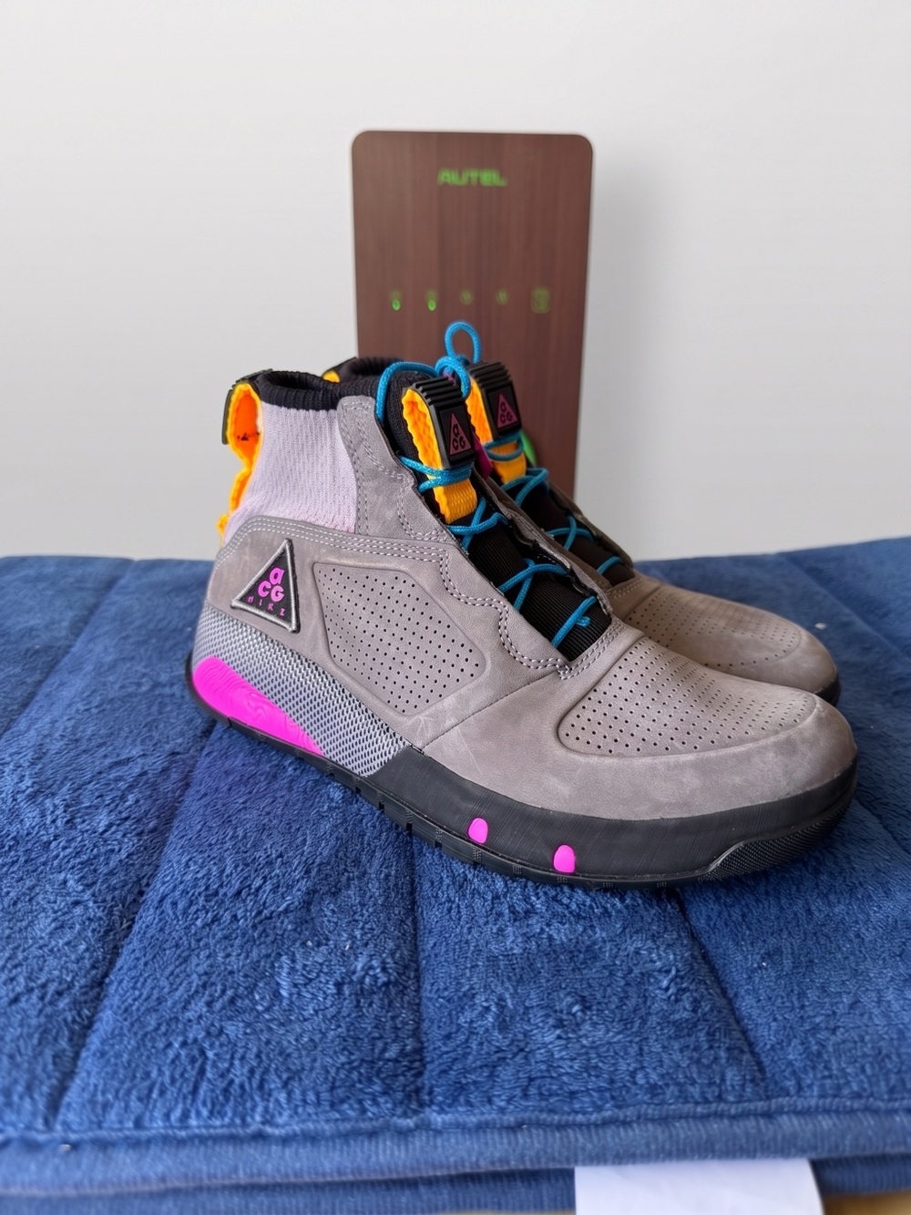 Nike ACG Ruckel Ridge Gunsmoke High Top Sneakers Shoes Size Men 4 / Wmn 5.5 New